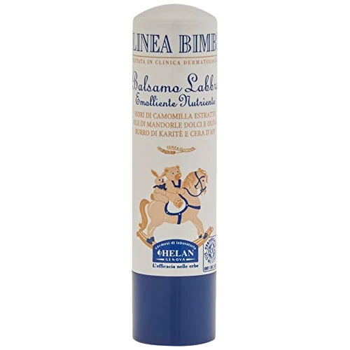 Zeitlich begrenztes Angebot: Helan, Linea Bimbi Bio - Lippenbalsam Kinder mit Vanille, Reparierender und Beruhigender Balm mit Kamille, Lip Balm Lippenpflegestift mit Mandelöl, Olivenöl, Sheabutter, Bienenwachs, Made in Italy 4ml von 6.50 € auf 4.94 € (24