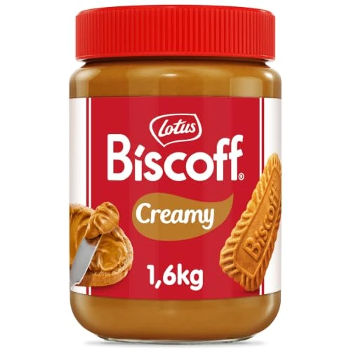 Offre limitée : Lotus Biscoff Pâte à Tartiner | Creamy | Pot PET |1,6 kg de 13.99 € à 13.99 € (0.00% de remise)