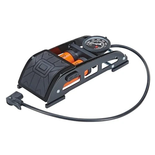 Zeitlich begrenztes Angebot: Prophete Fußpumpe mit Doppelzylinder, für alle Ventilarten, extra großes Manometer, Duo-Klemmhebelstecker, 7 Bar Leistung, Stand- & Fahrradpumpe – Präzise Luftpumpe für Fahrräder und Reifen aller Art von 21.29 € auf 14.99 € (3