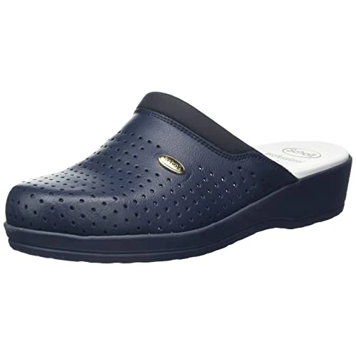 Scholl Linea Professionale Clog Backguard, Blu, 45 EU