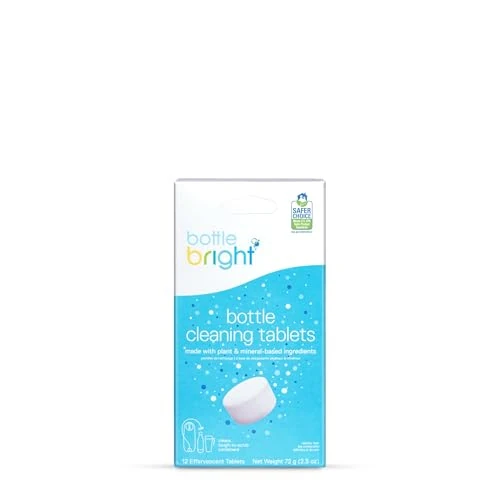 Offerta a tempo: BOTTLE BRIGHT (12 Compresse) – Pulisce Borracce Termiche, Bottiglie in Acciaio Inox e Altri Contenitori Riutilizzabili – Facili da Usare e Sicure - 0.00% da 10.90 € a 10.90 €