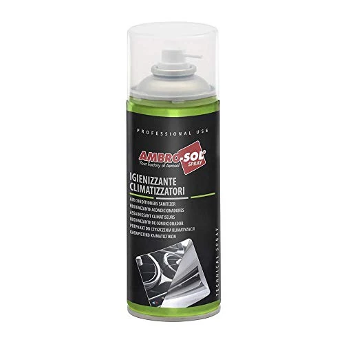 Offerta a tempo: Ambro-Sol A461 Igienizzante Climatizzatori, Elimina Lo Sporco E Cattivi Odori, Rinfresca Tutti I Tratti - 400 Ml — 25% da 9,90 € a 7,40 €