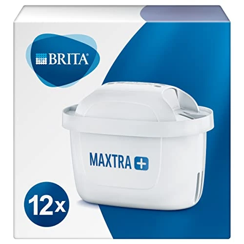 Brita 1025126 Filter Maxtra+ Kunststof, 5,7 x 10 x 7,8 cm, 12 Stuks, Wit