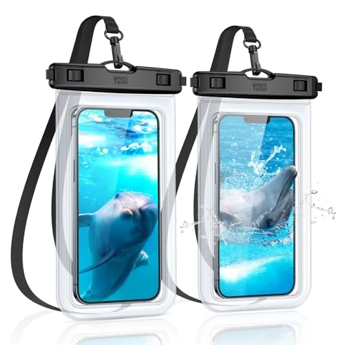Oferta limitowana: YOSH Wodoodporne etui na telefon komórkowy [certyfikat IPX8] 2-pak, do 7,0 z 30.99 zł na 30.99 zł (oszczędź 0.00%)