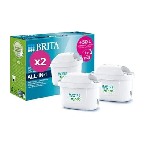 Offerta a tempo: BRITA Filtri MAXTRA+ per Caraffa Filtrante per acqua - incl. 2 Filtri MAXTRA+ per la riduzione di cloro, calcare e impurità - 16% da 19.10 € a 15.99 €