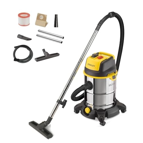 Offerta a tempo: AR Blue Clean STANLEY Aspiratore Solidi e Liquidi SXVC30XTDE con Presa Elettroutensili (1600 W, 30 l) - 17% da 119.90 € a 98.99 €