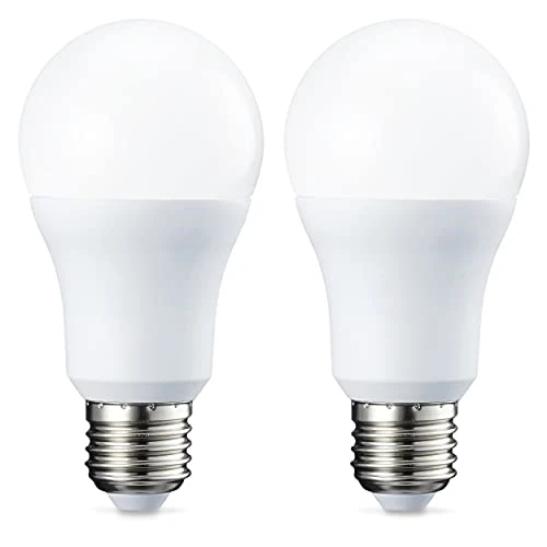 Limited-time offer: Amazon Basics LED E27 Edison Screw Bulb, 10 W (Equivalent to 75W), Warm White, Non Dimmable - 2 Count (Pack of 1) from 8.99 GBP to 7.63 GBP (save 15%)