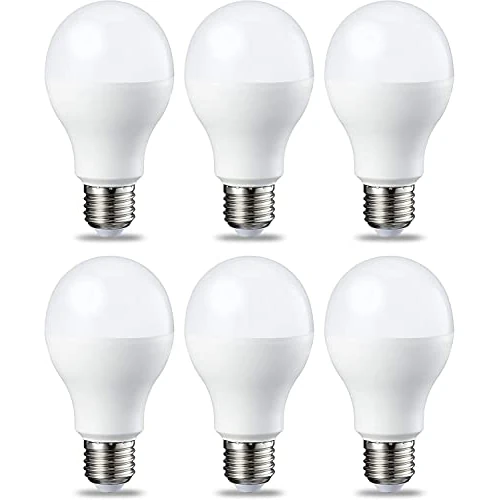 Zeitlich begrenztes Angebot: Amazon Basics LED-Leuchtmittel, Edison-Schraubgewinde E27, 13 W (entspricht 100-W-Glühbirne), Kaltweiß, nicht dimmbar, 6 Stück (1er Pack) von 16.49 € auf 16.49 € (0.00% Rabatt)