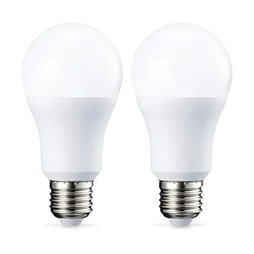 Offerta a tempo: Amazon Basics lampadine a LED, con attacco Edison E27, piccole, da 10 W (equivalenti a 75 W), luce bianca fredda, non dimmerabili, Confezione da 2 - 35% da 9.59 € a 6.23 €