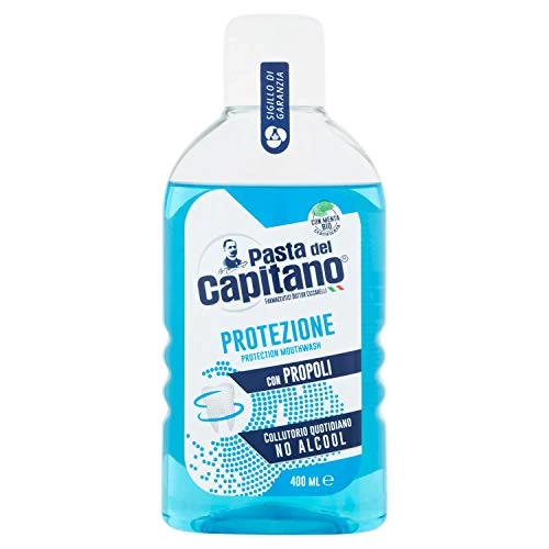 Offerta a tempo: Pasta Del Capitano Collutorio Protezione Denti e Gengive, 400 ml - [pacco da 6] - 45% da 17.40 € a 9.54 €
