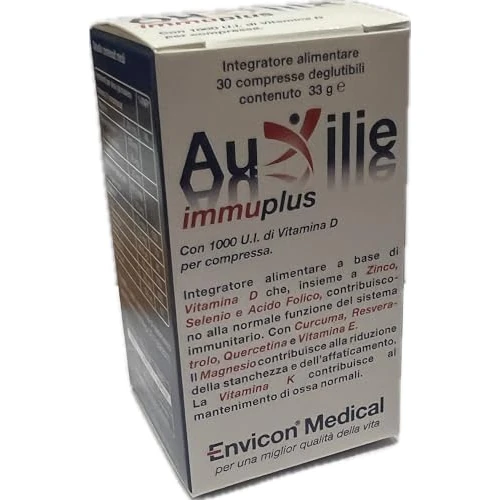 Envicon Auxilie Immuplus Junior Deglutibile, 30 compressen