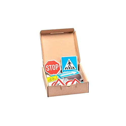 Limited-time offer: WISSNER active learning 110510.135 Magnetic Set of Traffic Signs, 64 Pieces Made Out of MAG-Pap°, in a Cardboard Box, Multi-Color from 28.58 £ to 28.58 £ (save 0.00%)