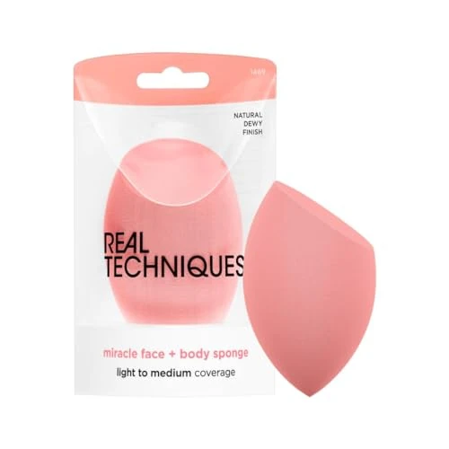 REAL TECHNIQUES Miracle face + body sponge - Esponja rostro y cuerpo