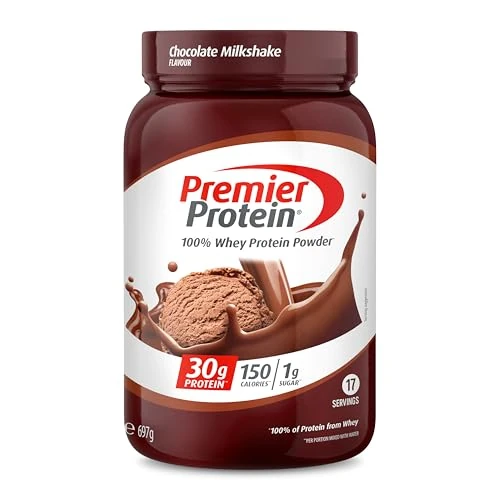 Premier Protein - Whey 100% Protein Powder - Chocolate Milkshake - 697 g