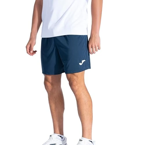 Joma Pantalón Corto Deportivo Hombre- Cintura Elástica y Ajuste de Cordón - Bermuda Transpirable y Secado Rápido - Treviso