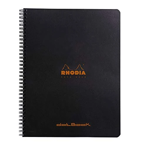 Limited-time offer: RHODIA 193039C - Spiral Notebook (Full Bound) Notebook Black - A4+ - Dot Dot - 160 Detachable Pages - White Clairefontaine Paper 80 g/m - Soft and Resistant Cover - Classic from 9.71 £ to 9.71 £ (save 0.00%)