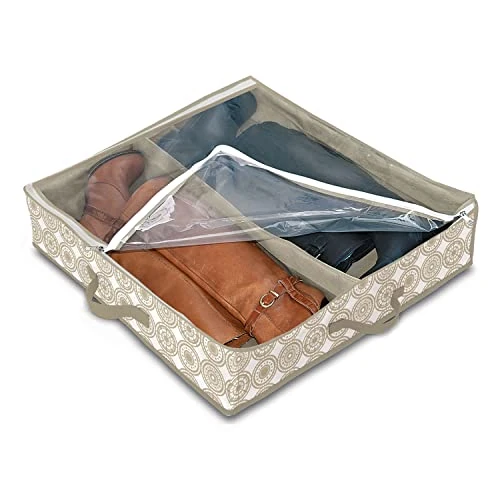 DOMO PAK LIVING Ella Beige Custodia per Stivali a 2 scomparti