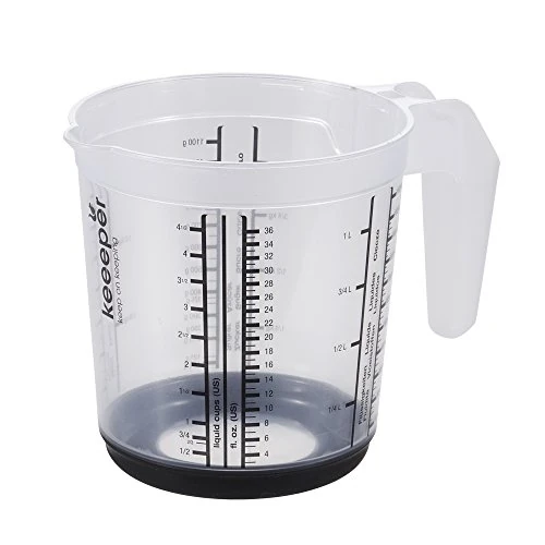 Keeper "Massimo" Measuring Jug, Graphite, 1 Litre