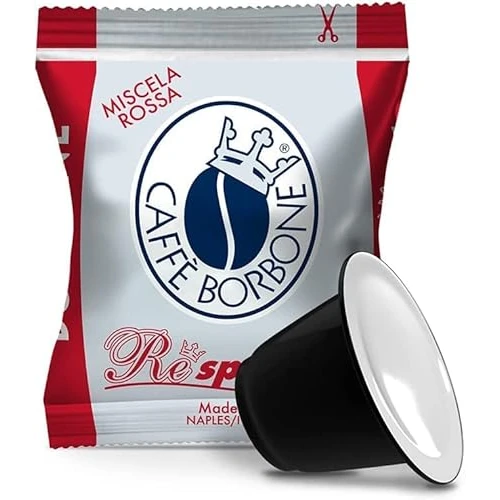 Offerta a tempo: Caffè Borbone Respresso, Miscela Rossa - 200 Capsule - Compatibili con le Macchine ad uso domestico Nespresso®* (2 confezioni da 100) - 14% da 40.00 € a 34.50 €