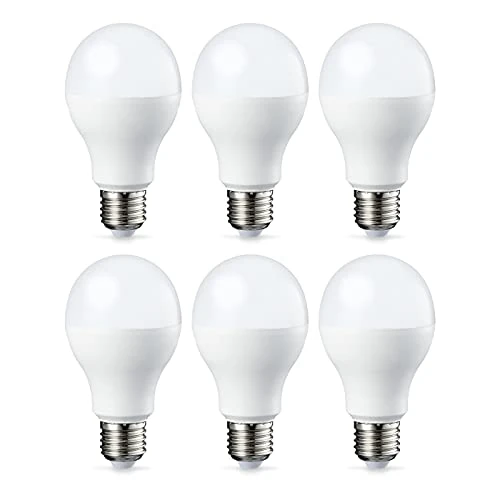 Limited-time offer: Amazon Basics LED E27 Edison Screw Bulb, 13W (Equivalent to 100W), Warm White, Non Dimmable - Pack of 6 from 17.59 GBP to 17.59 GBP (save 0%)
