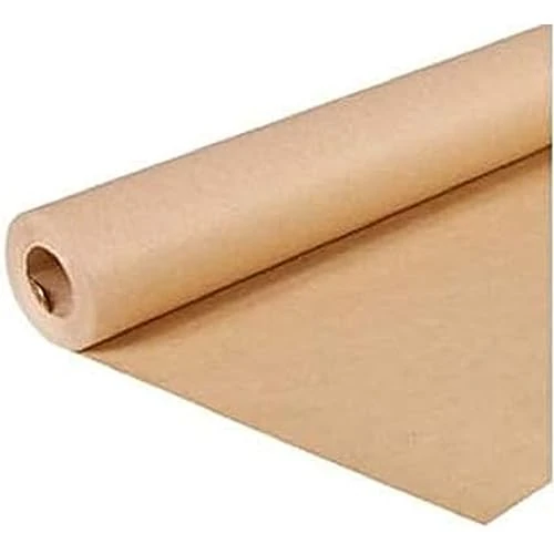 Clairefontaine - Ref 495071C - Kraft Plain Paper Roll (Single Roll) - 25 x 1m Size, 60gsm Paper, Acid Free, pH Neutral - Suitable for Painting & Drawing - Brown