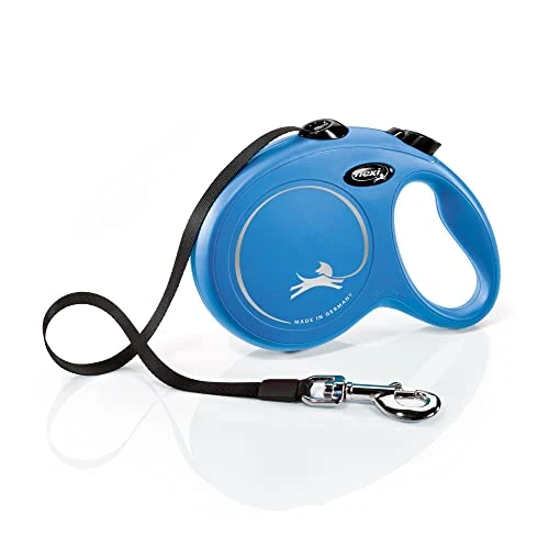 Begrenztes Angebot: flexi® Classic L Gurt 5 m blau, Roll-Leine für Hunde bis 50 kg von 18.97 EUR auf 18.97 EUR (Rabatt 0%)