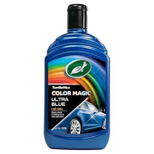 Turtle Wax 52709 Color Magic Car Polish – Ripristina colore e brillantezza, blu, 500 ml
