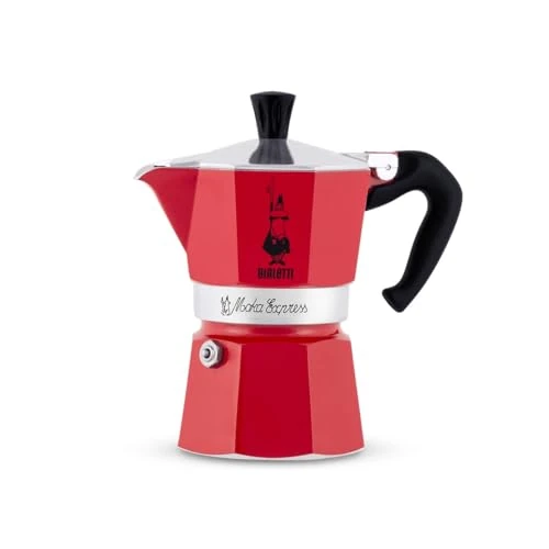 Offerta a tempo: Bialetti Caffettiera Moka Express Color, 6 Tazze — 37% da 46,30 € a 29,39 €