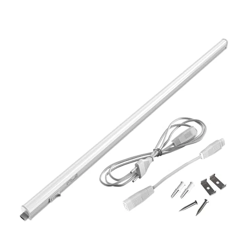 Offerta a tempo: BRILONER - Luce Sottopensile per Cucina, 87,3 cm, 10W, 1100Lm, 4000K, Lampada Sottopensile, Barra LED, Illuminazione LED Armadi, per Pensili e Mobili Cucina, Connessione modulare, 87,3x2,2x3 cm - 10% da 19.95 € a 17.99 €