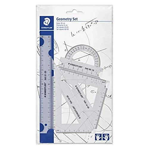 Oferta limitowana: STAEDTLER Mars 569 PB4-0 zestaw przenośników technicznych i linijek do rysowania, tworzywo sztuczne z 14.04 zł na 14.04 zł (oszczędź 0.00%)