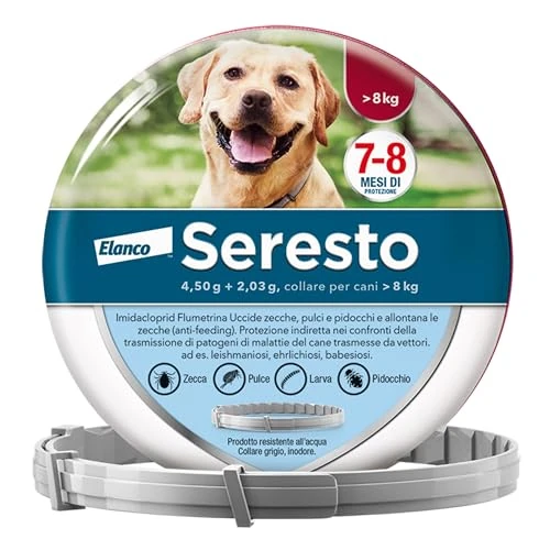 Collier SERESTO pour gros chien de plus de 8 kg