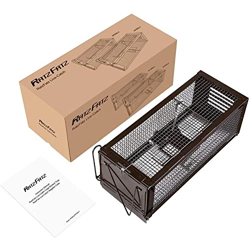 Offerta a tempo: RatzFatz Gabbie Trappola, Trappola Topi● Vincitore 2021 ● Professionale, Giardino e Casa, Set trappola animali, Conigli e Criceti, Sensibilita` Regolabile, Multiuso, Gabbia, Caccia - 0.00% da 26.99 € a 26.99 €