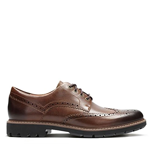 Clarks Batcombe Wing, Zapatos de Cordones Derby, Marrón (Dark Tan Lea-), 40 EU
