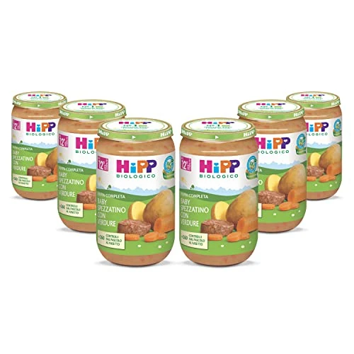 Offerta a tempo: HiPP Pappa Pronta Baby Spezzatino con Verdure - 6 confezioni da 250 g - 0% da 17.94 € a 17.94 €