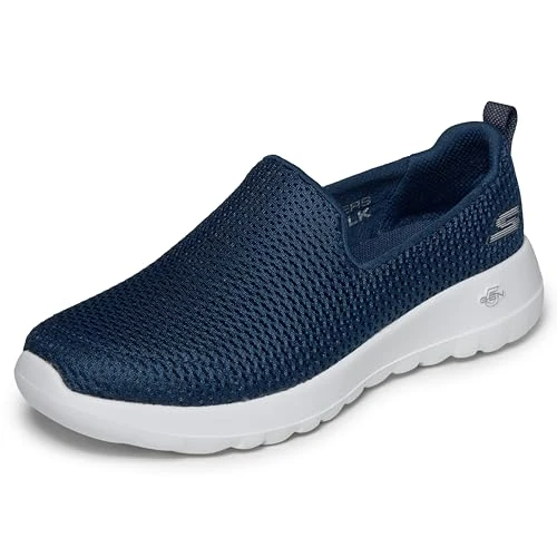 Offre limitée : Skechers Femme Go Walk Joy baskets, Navy Textile /White Trim, 42 EU de 69.95 € à 49.99 € (29% de remise)