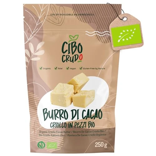 Oferta limitada: Manteca de Cacao Pura y Orgánica - 250g. Manteca de Cacao Comestible para Reposteria o Cosmetica. Manteca Alimentaria Cruda y Natural. de 21.99 € a 21.99 € (ahorro 0.00%)