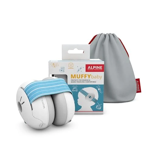 Tijdelijke aanbieding: Alpine Muffy gehoorbeschermers voor baby's, gehoorbescherming voor baby's en peuters tot 48 maanden, geluidsbescherming voorkomt gehoorschade, comfortabele pasvorm, Blauw van 29.95 € naar 29.95 € (0.00% korting)
