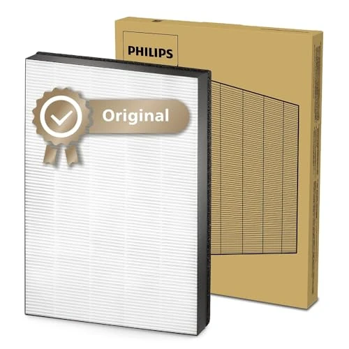 Limited-time offer: Philips Original Replacement Filter for 2-in-1 Purifier&Humidifier 1000i&2000i Series AC1214/AC1215, AC1217, AC2721/AC2726/AC2729, HEPA NanoProtect, 24 Months, Black/White (FY1410/30) from 39.99 GBP to 39.99 GBP (save 0%)
