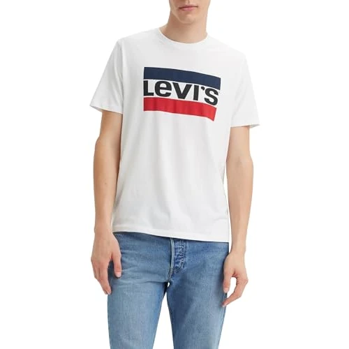 Offerta a tempo: Levi's Sportswear Logo Graphic 84 Sportswear L, Maglietta Uomo, Bianco (84 Sportswear Logo White White), M - 42% da 30.00 € a 17.42 €