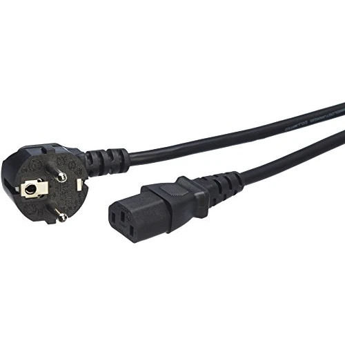Oferta limitada: Amazon Basics Cable de alimentación, 4,47 m, Negro de 10.64 EUR a 7.44 EUR (ahorro 30%)