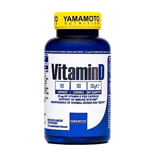 Offerta a tempo: YAMAMOTO Nutrition, Vitamin D 90 Capsule — 18% da 9,49 € a 7,74 €