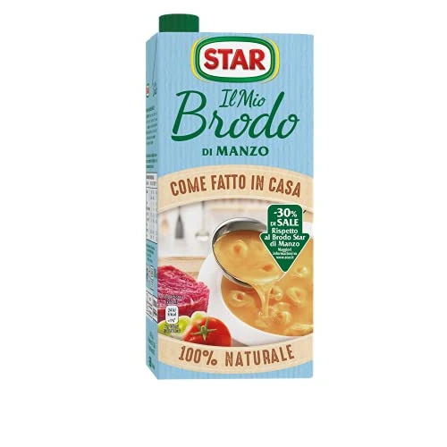 Offerta a tempo: STAR Il Mio Brodo di Manzo - 30% di sale, 1L — 17% da 1,99 € a 1,65 €