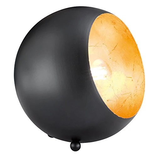 table lamp Billy 16 x 15 cm E14 steel 28W black/gold