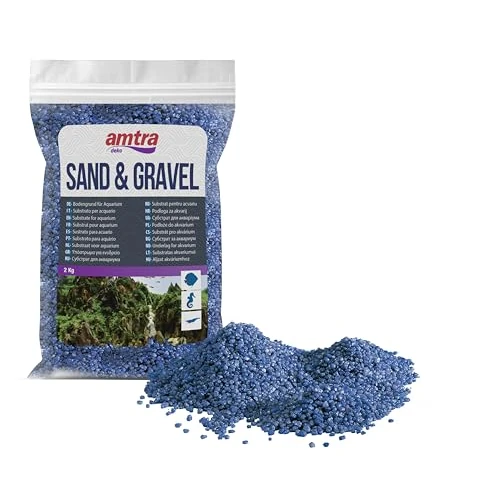 Amtra Ceramiczne ozdoby do akwarium, kwarcowe, 2 kg, niebieskie