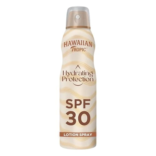 Offerta a tempo: Hawaiian Tropic Hydrating Protection lozione solare spray - SPF 30-177ml - 40% da 16.49 € a 9.90 €