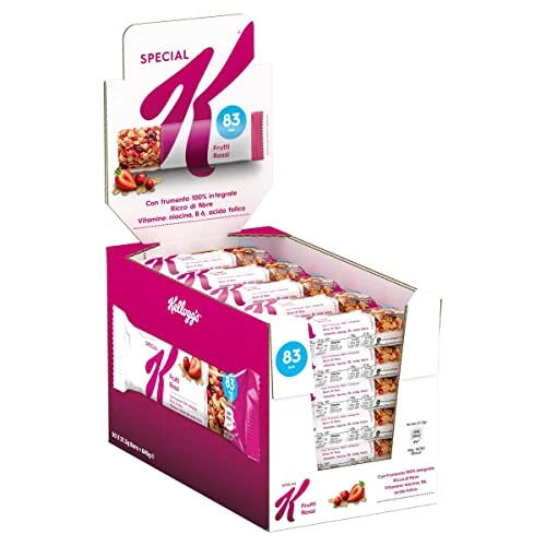 Offre limitee: Kellogg's Barres Special K Croustillantes Fruits Rouges 645 g de 24.72 EUR a 23.86 EUR (economie 3%)