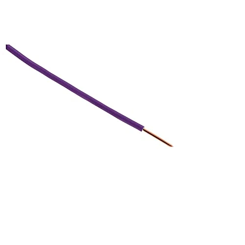 Offerta a tempo: Zenitech - Cavo di Alimentazione Elettrico H07V-U 1,5 mm² - Viola - 10 m - Conduttore Monofilare Isolante PVC - Per Installazioni Interne - Tensione Max 700V - Uso Residenziale e Piccolo Terziario - 0.00% da 5.99 € a 5.99 €