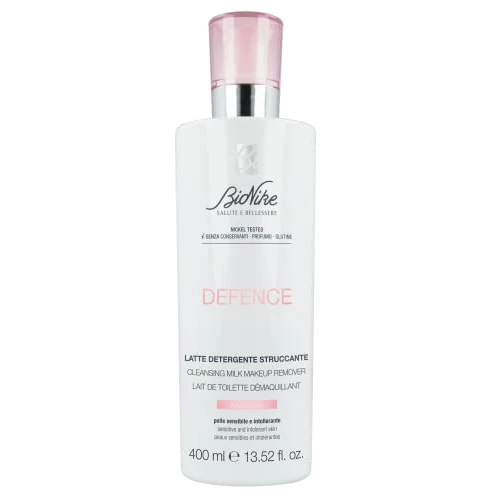 Offerta a tempo: Bionike Defence - Latte Detergente Viso per Pelli Sensibili e Intolleranti, Struccante Viso e Occhi Senza Risciacquo, Dona Idratazione e Morbidezza alla Pelle, 400 ml - 24% da 22.90 € a 17.45 €