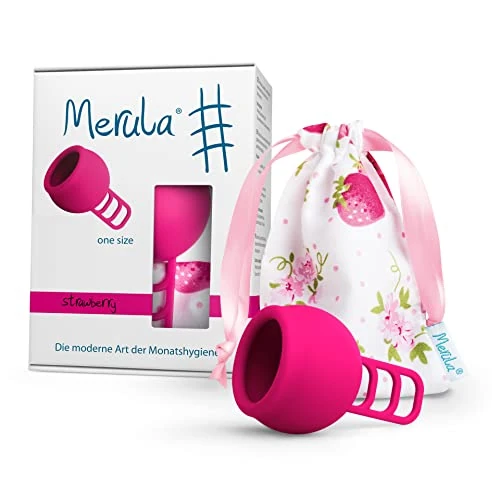 Tijdelijke aanbieding: Merula Menstruatie Cup Strawberry Roze van 26.25 € naar 9.14 € (65% korting)