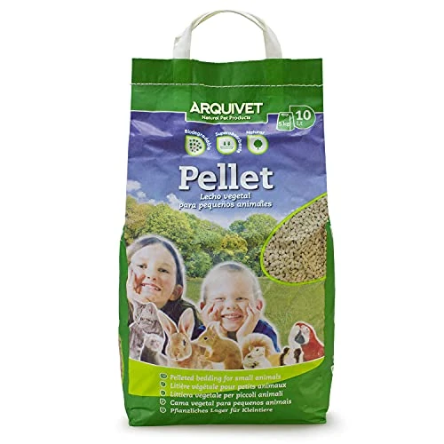 Offre limitée : ARQUIVET Pellet - Lecho higiénico natural, vegetal, orgánico para gatos y pequeños mamíferos roedores - Biodegradable - Absorbe líquidos y malos olores - Cantidad: 10 L de 40.01 EUR à 40.01 EUR (remise 0%)